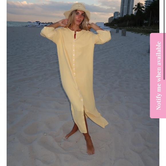 NWT madnessthebrand Trèsor Dress Meyer lemon - Picture 2 of 2